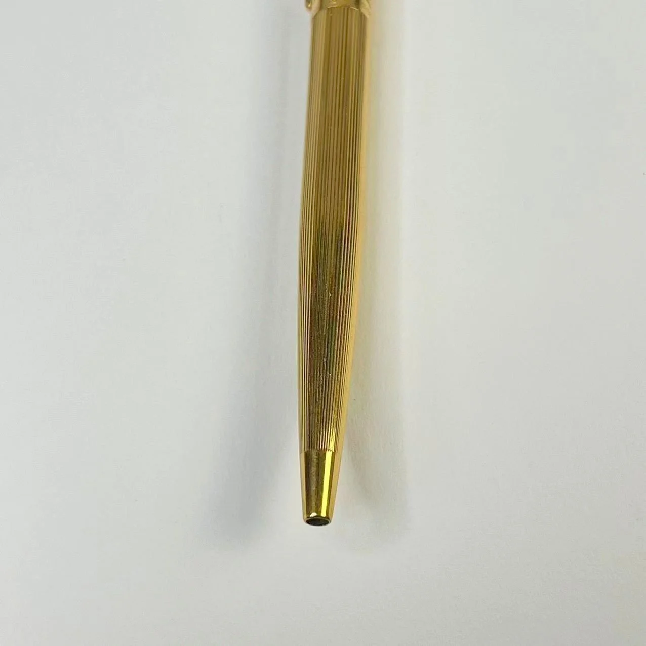 Vintage Rolex Gold-Tone Ballpoint Pen – Engraved Logo & Green